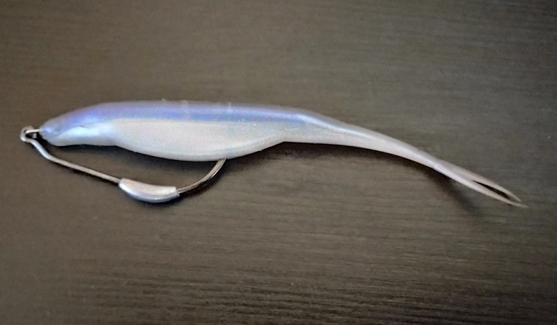 an image of a texas rigged fluke