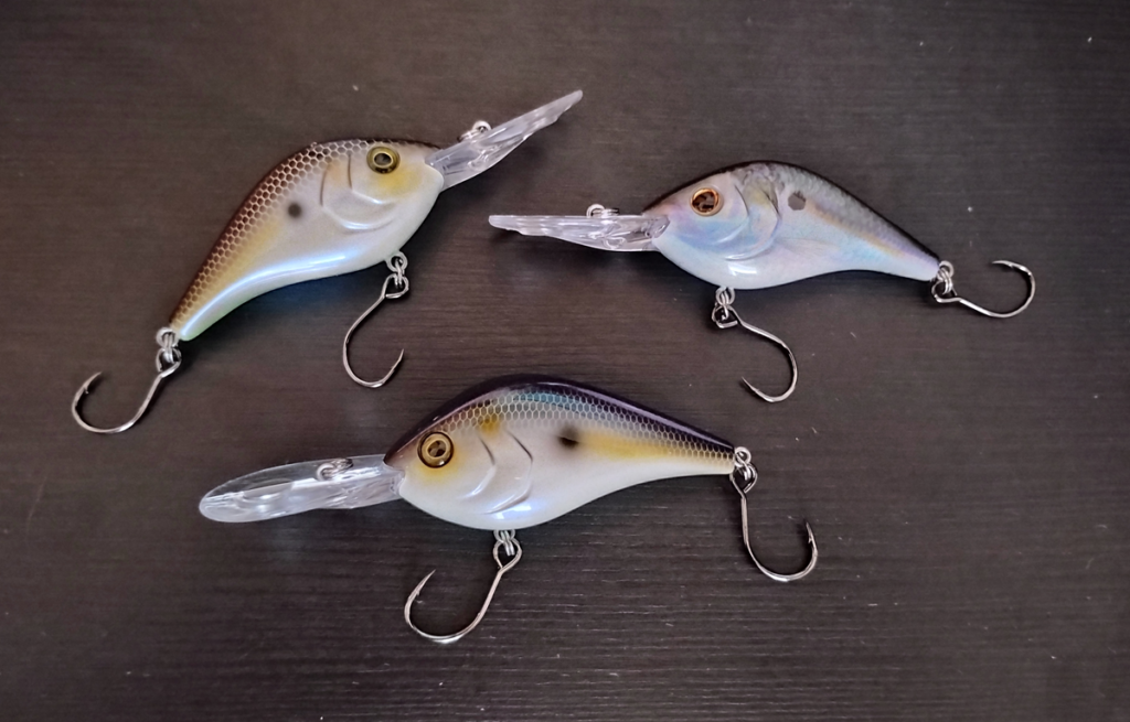 an image of three berkley dredger crankbaits