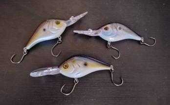 an image of three berkley dredger crankbaits