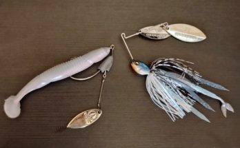 an image of an underspin and a spinnerbait